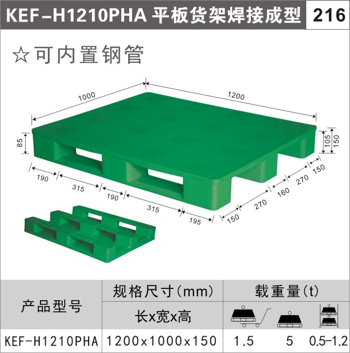 塑料托盤KEF-H1210PHA